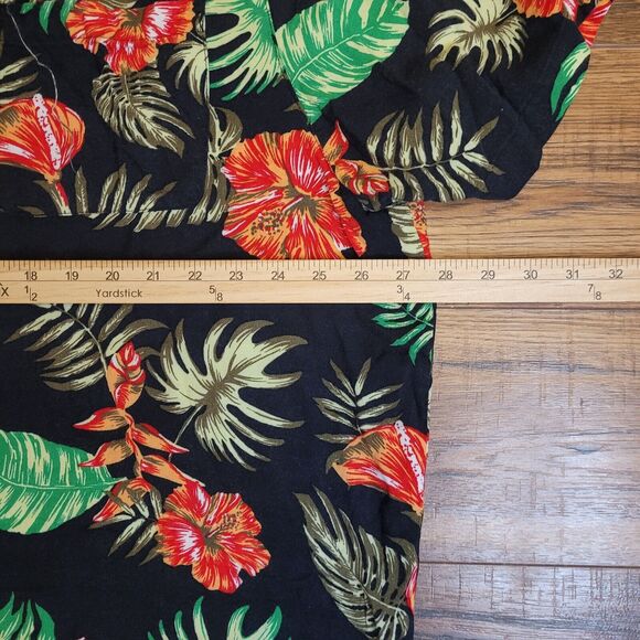 King Size 2XL Short‎ Sleeve Button Up Hawaiian Big Shirt Casual Work Surf - Picture 6 of 10